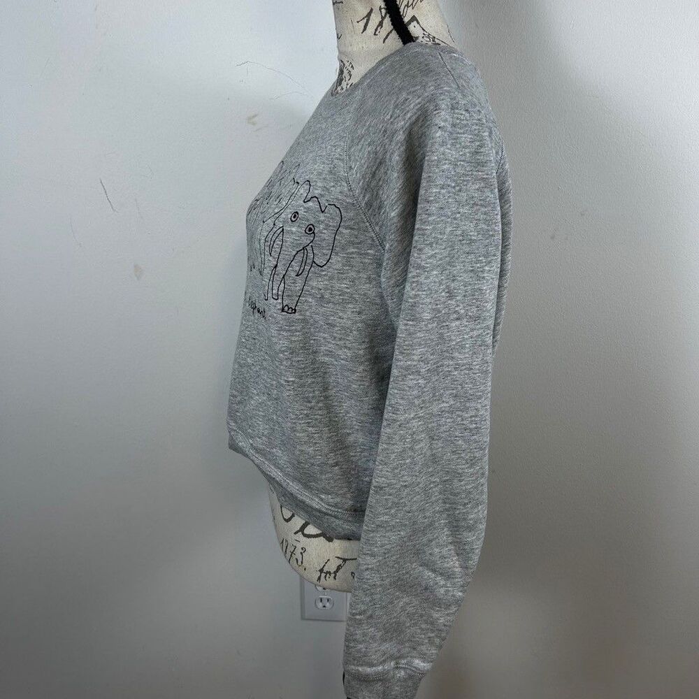 J.Crew Garments for Good David Sheldrick Wildlife Trust Elephant Sweatshirt - Picture 3 of 8